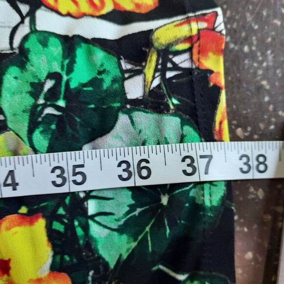 Ellen Tracy Dress Womens Size 8 Colorful Floral Sleeveless Pockets Stretch - Picture 11 of 11